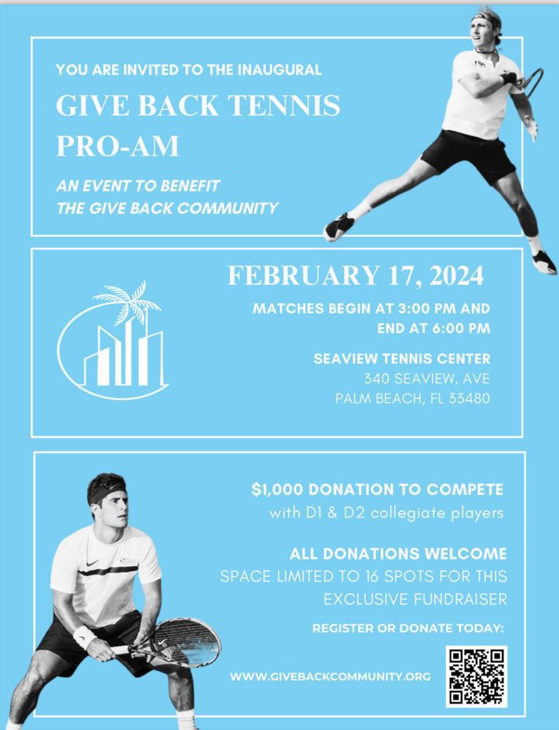 Give back tennis